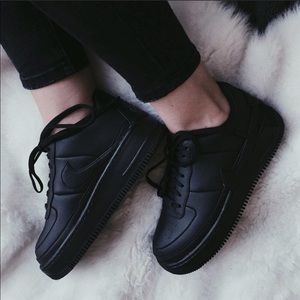 nike air force 1 jester triple black